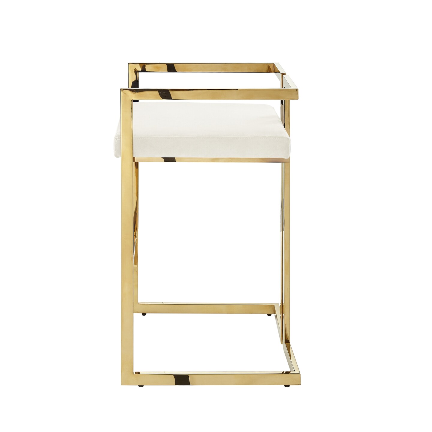 Ishmael Velvet Bar Stool/Counter Stool (Set of 2)