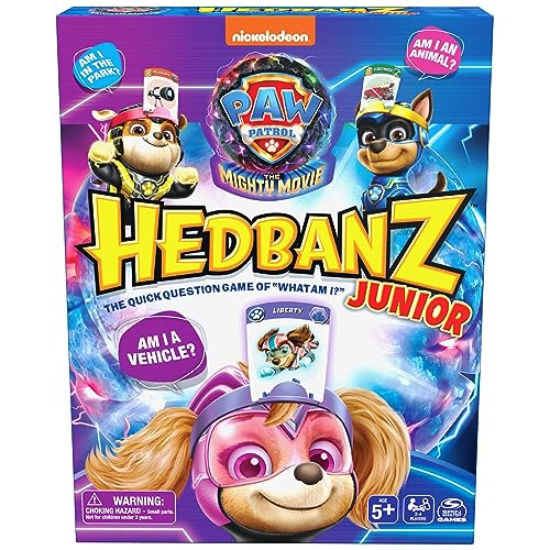 Junior PAW Patrol The Mighty Movie Game- Family Games | Games for Family Game Night| Kids Games | Card Games for Families & Kids Ages 5 and up