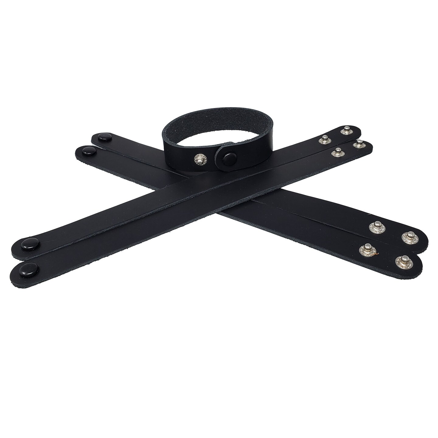 Full-Grain Latigo Leather Bracelet Blanks – 18 Colors, Adjustable Sizes, Pack of 8