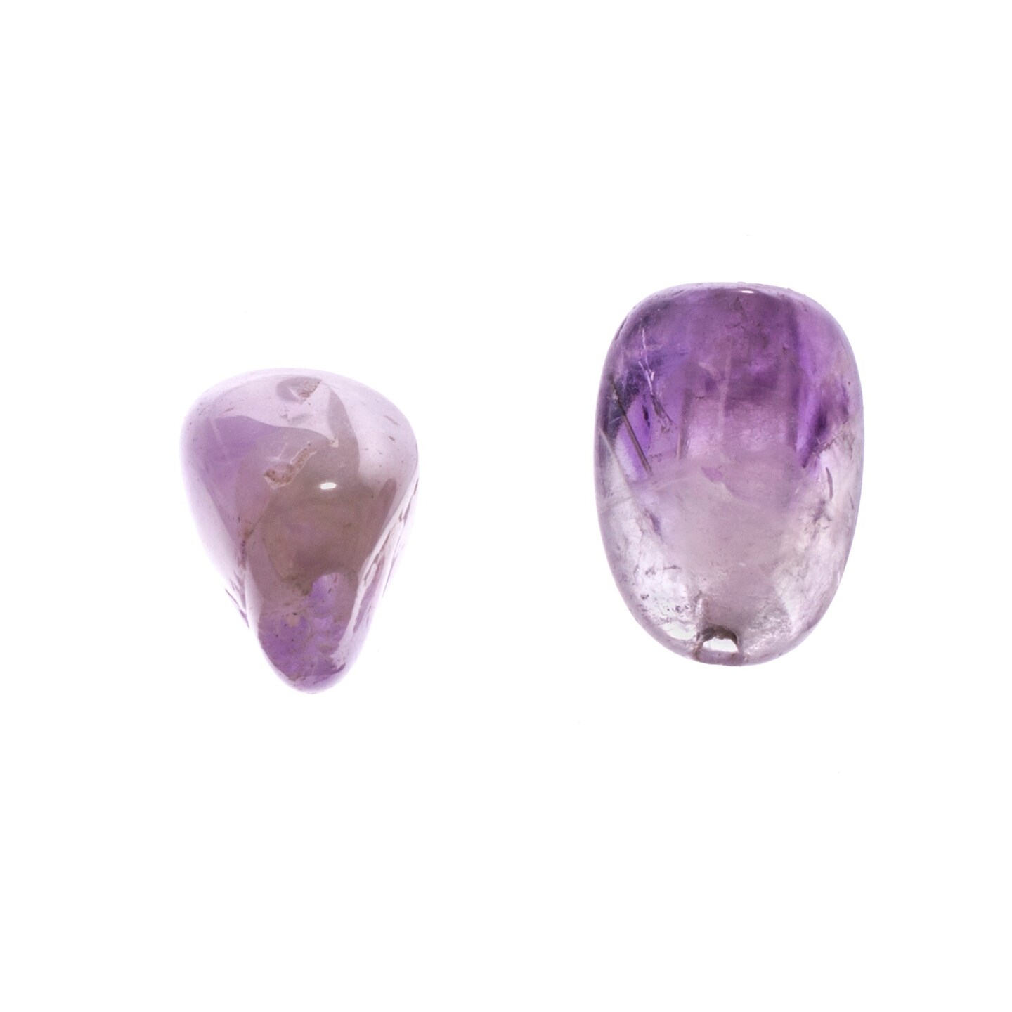 Earth's Jewel 10mm Amethyst Natural Semi-Precious Nugget 8" Strung Bead