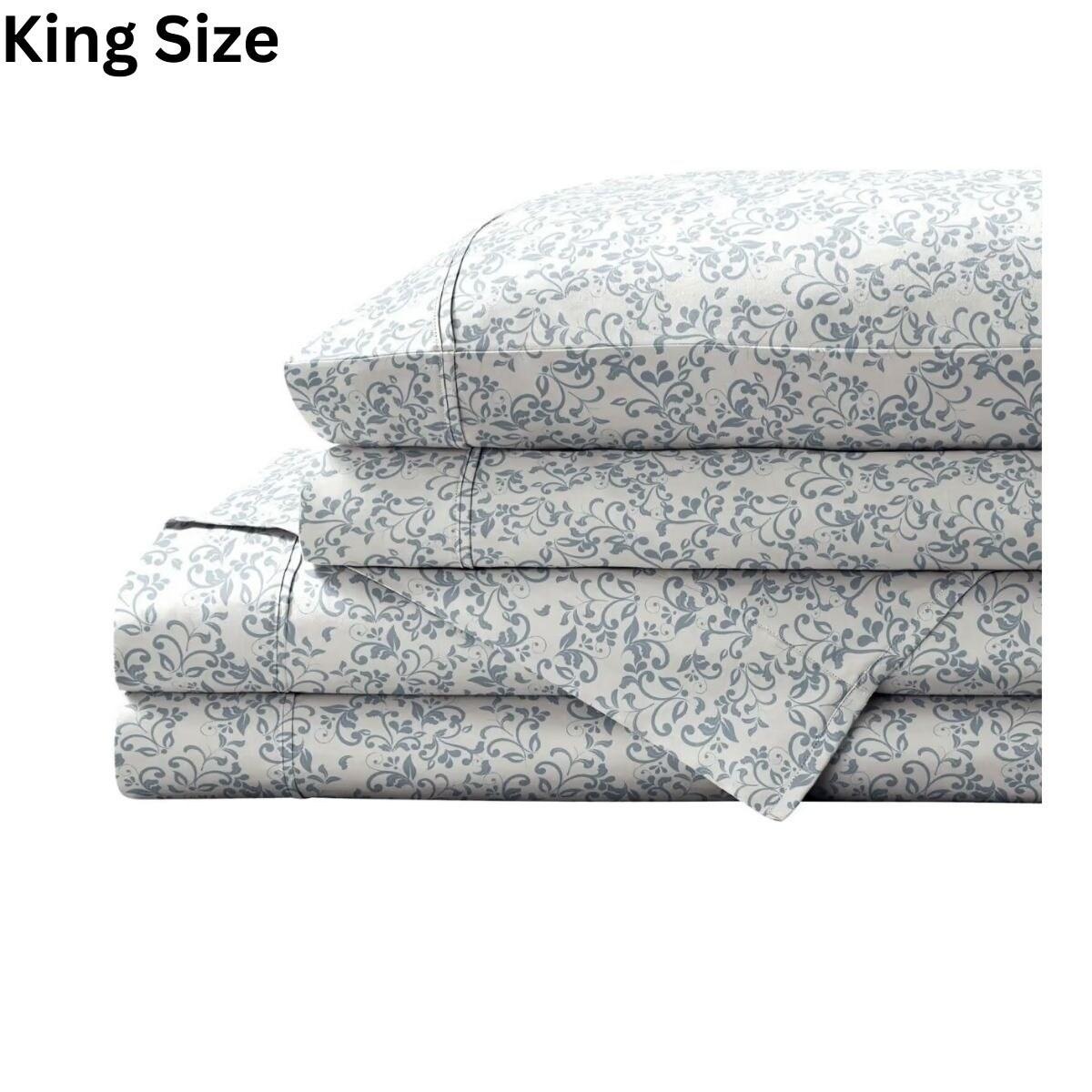 King Printed Cotton Sheet Set Michaels