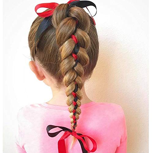 TONIFUL 3/8 Inch x 100yds Black Satin Ribbon Thin Solid Fabric Ribbons Roll for Gift Wrapping Invitation Floral Hair Balloons Craft Sewing Party Wedding Popsicles Decoration Valentine&#x27;s Day Bouquet