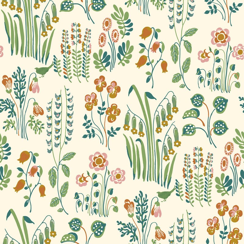 Tempaper Tallulah Belle by Novogratz Peel and Stick Wallpaper Multicolor
