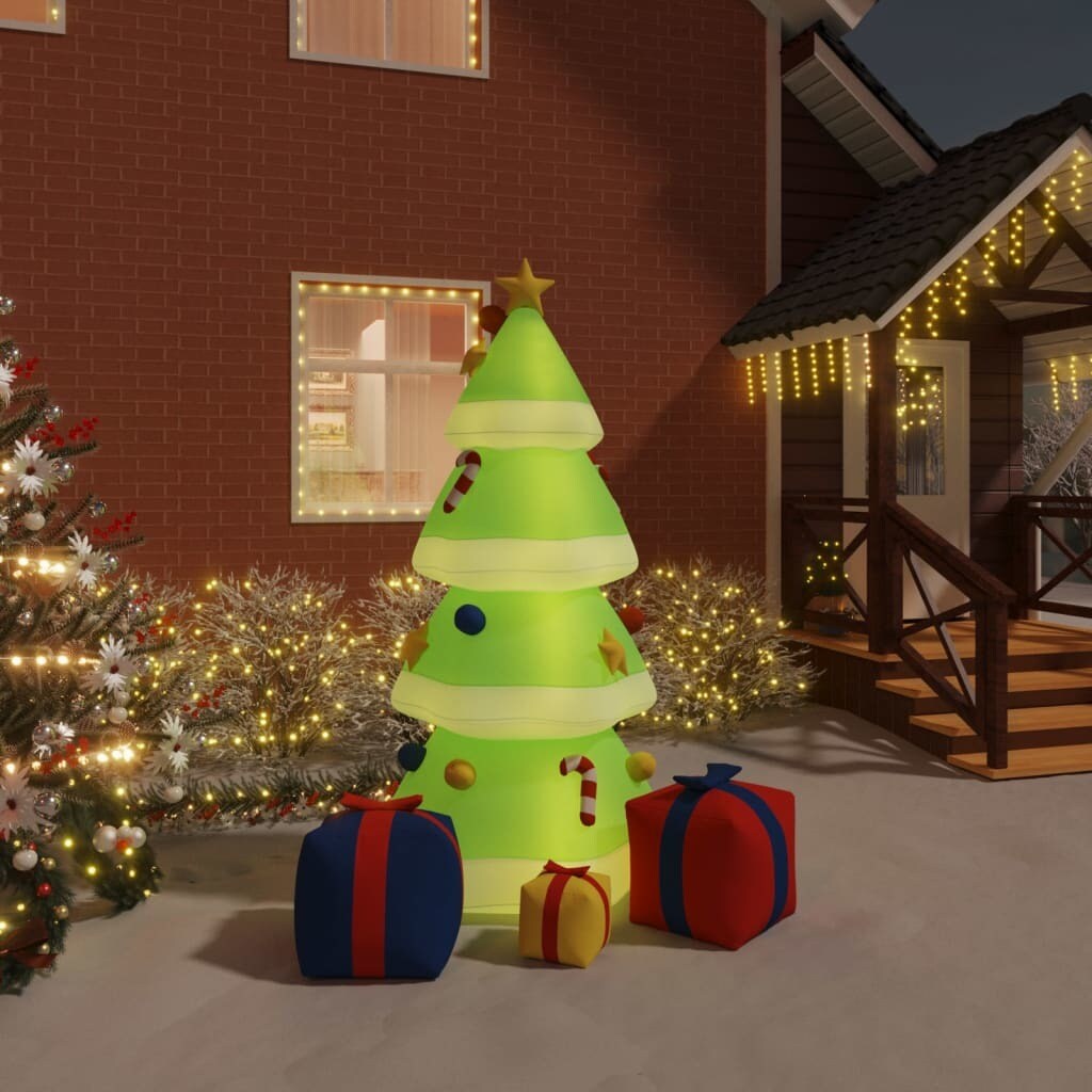 Inflatable Christmas Tree with LEDs 94.5&#x22;