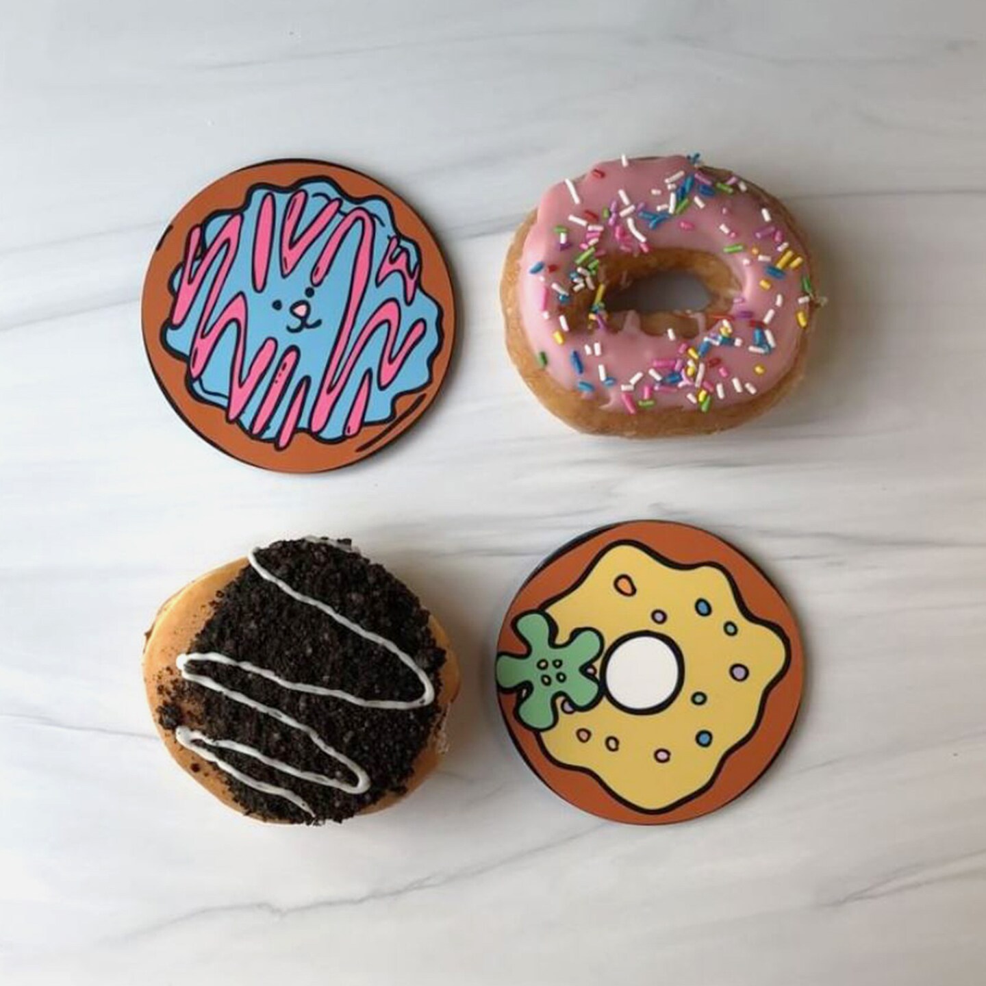 Unisub Sublimation Blank Coaster, Hardboard Round with Plain Back no Peel Coat, Coasters for Sublimation Imprinting Products for, 3.5&#x22; x .125&#x22;