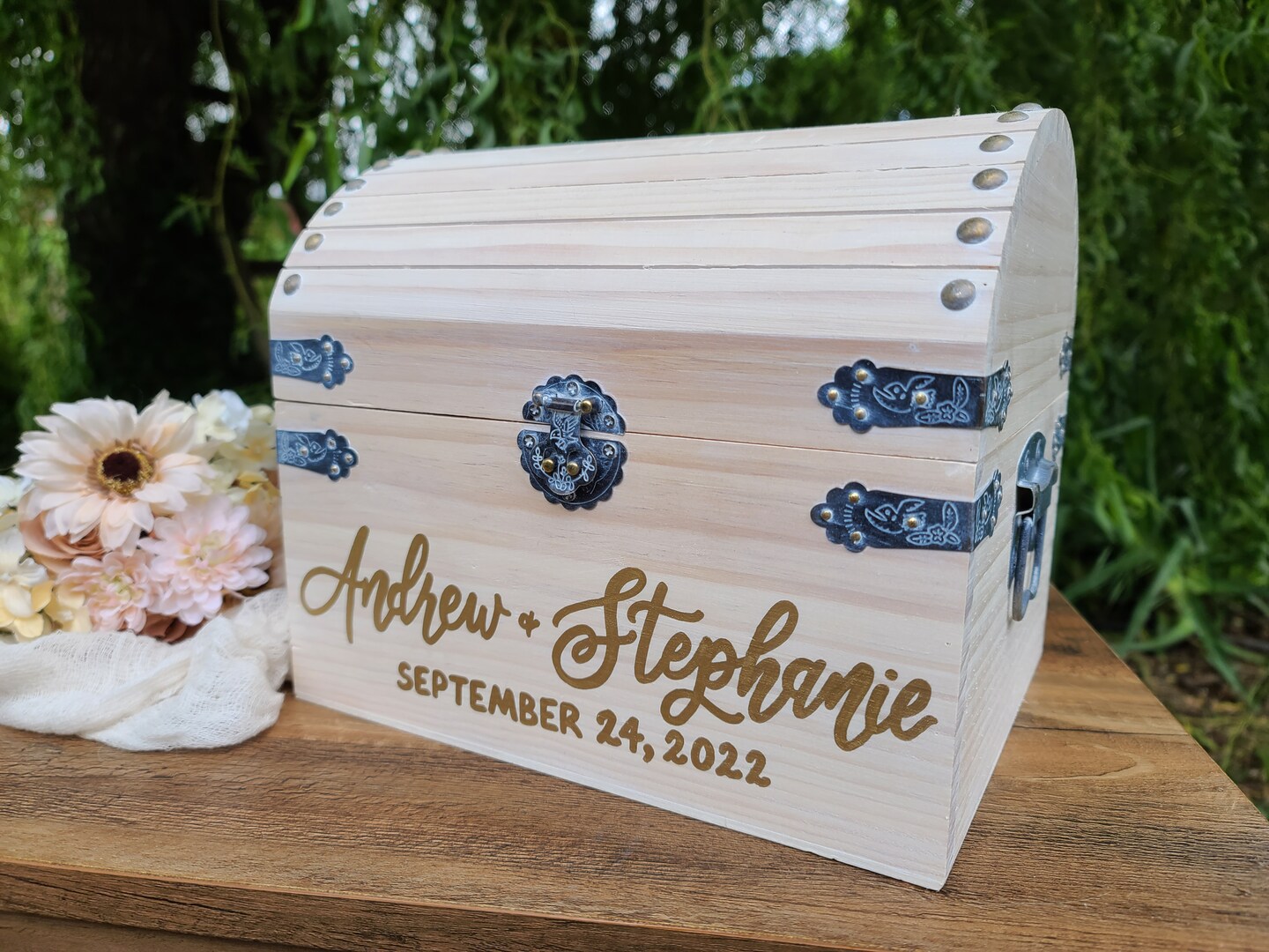 Custom card box for wedding | Personalized Card Box for Wedding gift table | Wedding gift table decor ideas | Custom bridal shower gift discount card