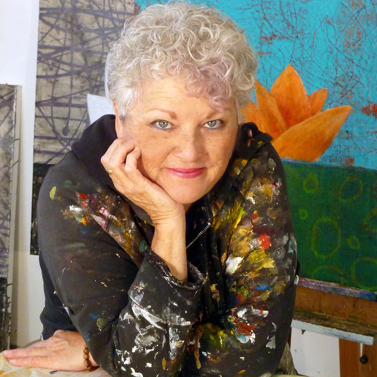 Big Pink Sky Acrylic Painting For Beginners