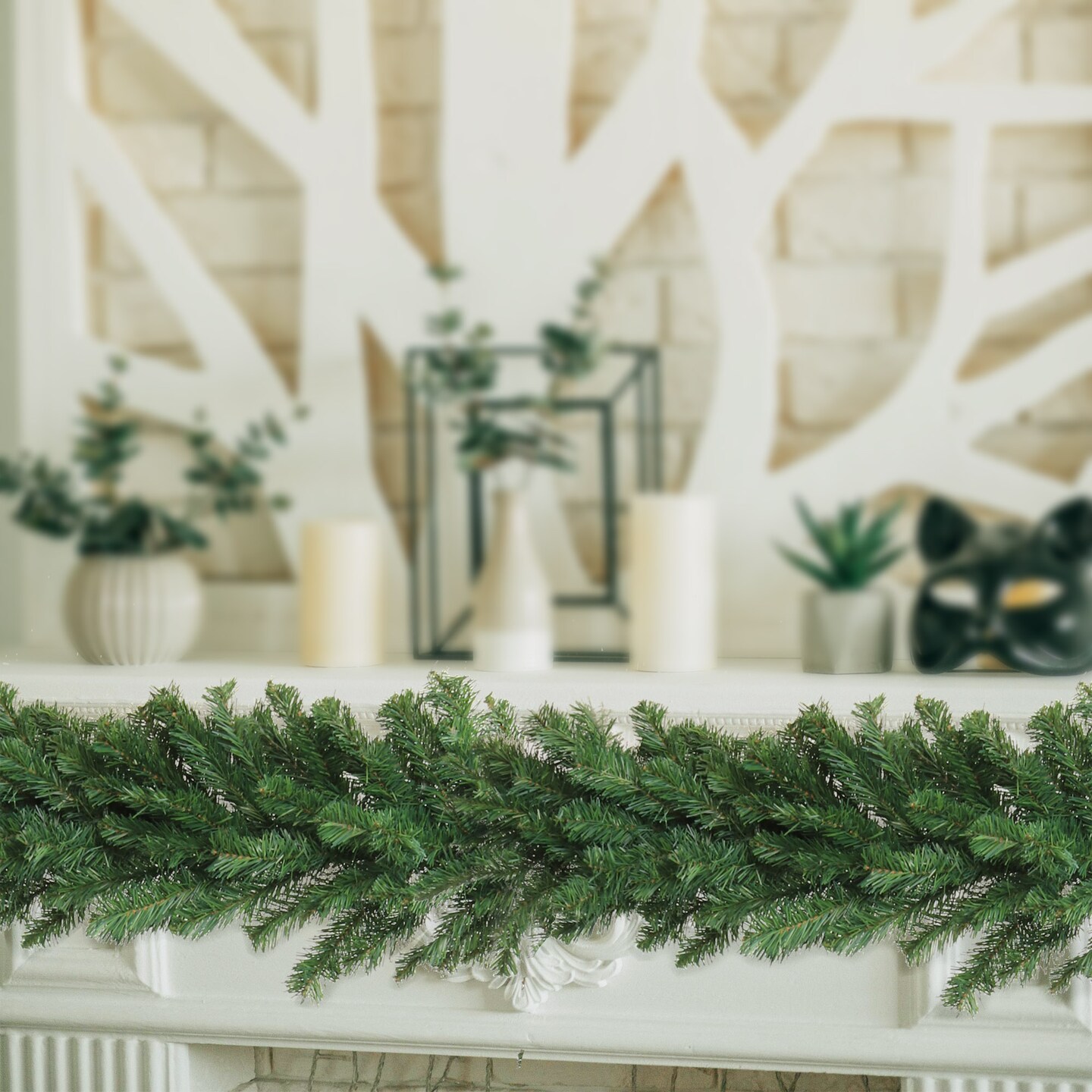 12-Pack: 9ft Northern Spruce Garland with 280 Tips - Festive Holiday Decor, Ideal for Christmas Decorations &#x26; Wrapping - Perfect for Home, Office - 2024 Christmas Collection, Floral Home by Artificial Flowers