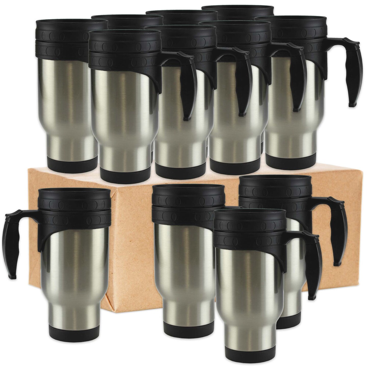 Sublimation Travel Mug Blank Travel Mug With Handle And Screw On Lid