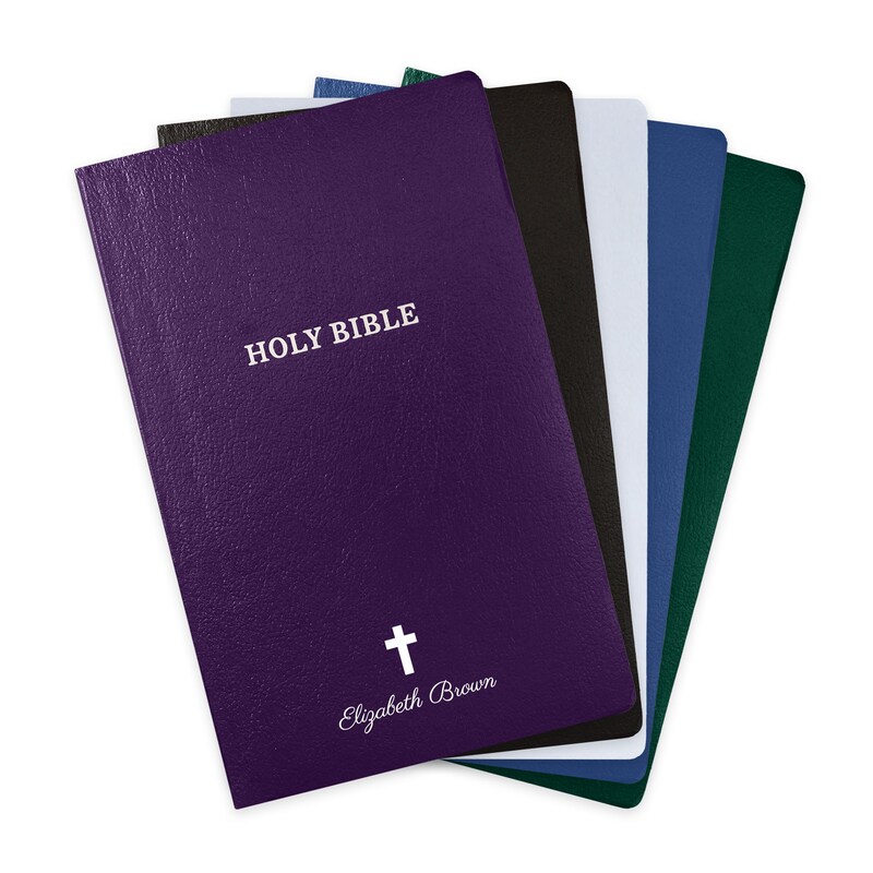Personalized KJV Bible King James Version Custom Holy Bible with Up to ...