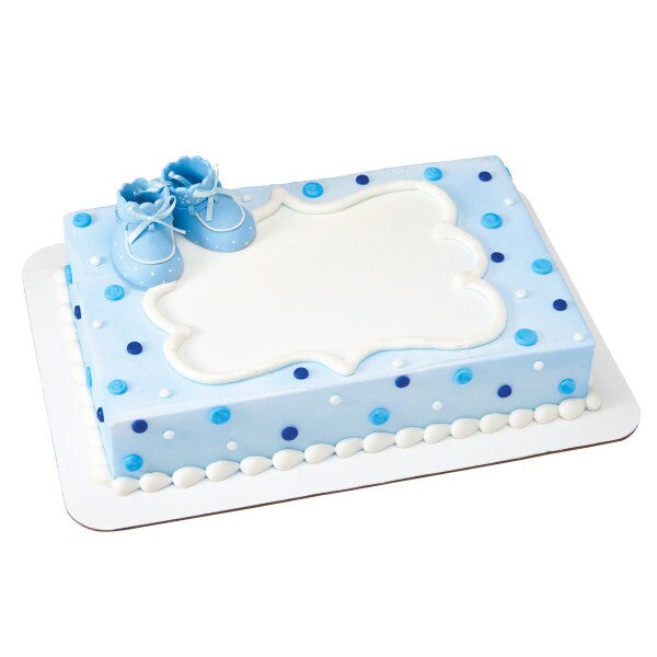 Blue Baby Booties DecoSet&#xAE; Cake Decoration 
