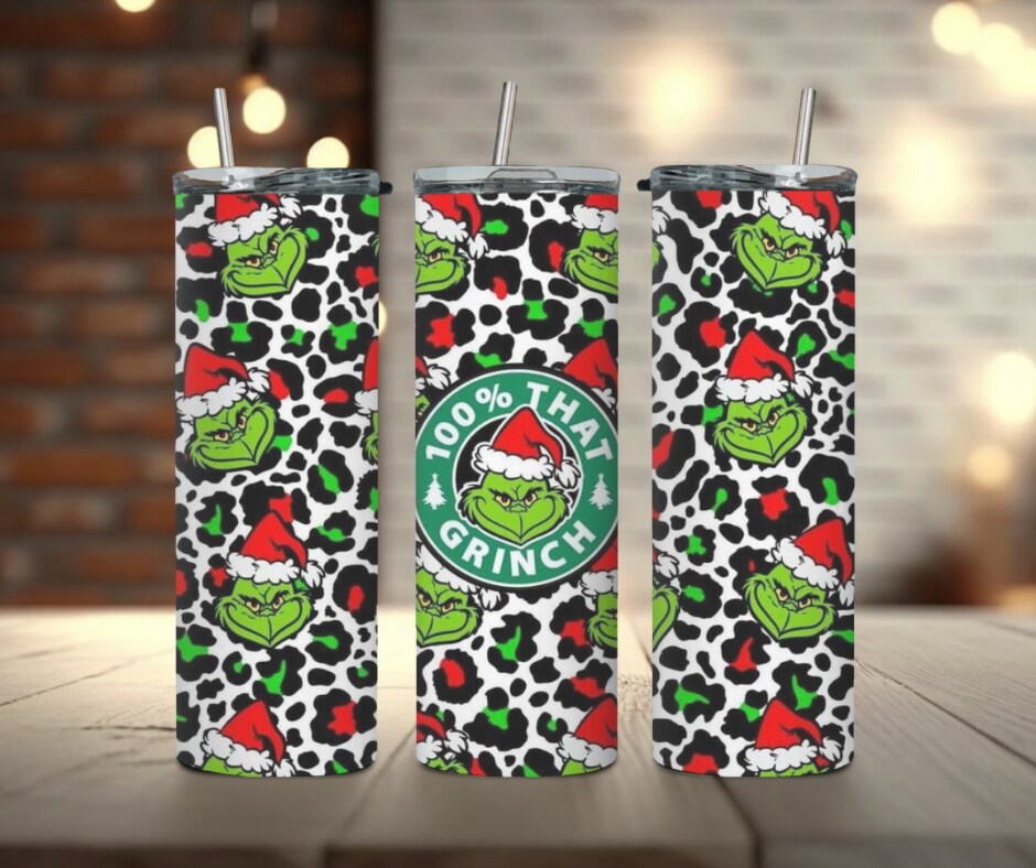 Grinch Starbucks 20oz Stainless Steel Tumbler – Boss Design Co.