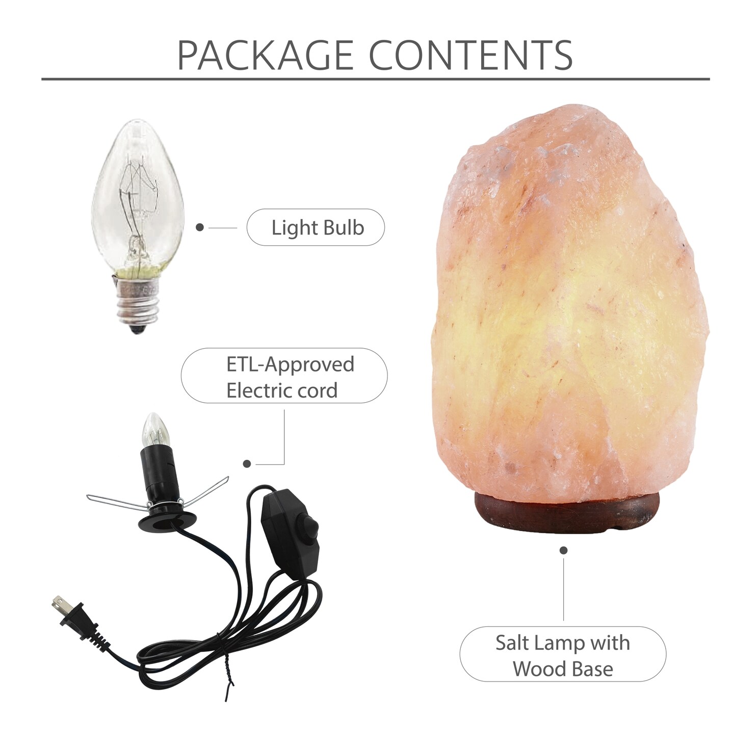 Juancarlos Salt Lamp Dimmable Light