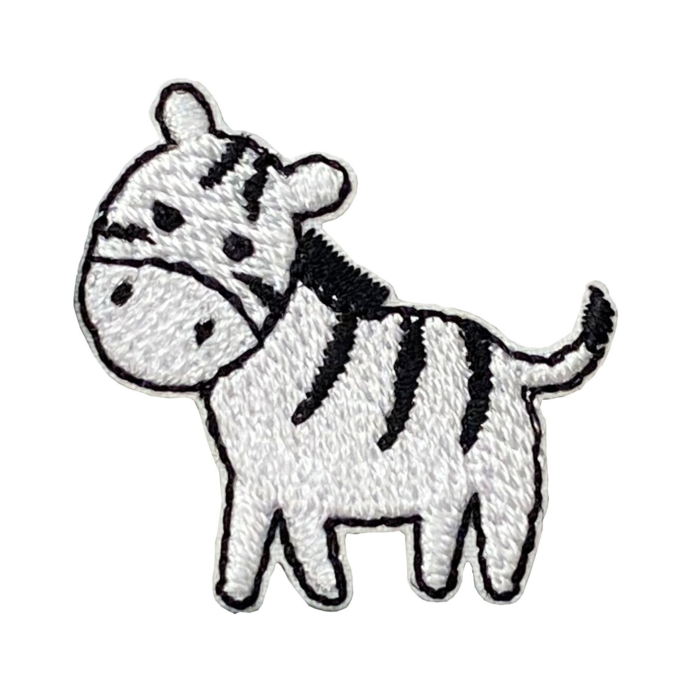 Mini Zebra, Animals, Embroidered, Iron on Patch