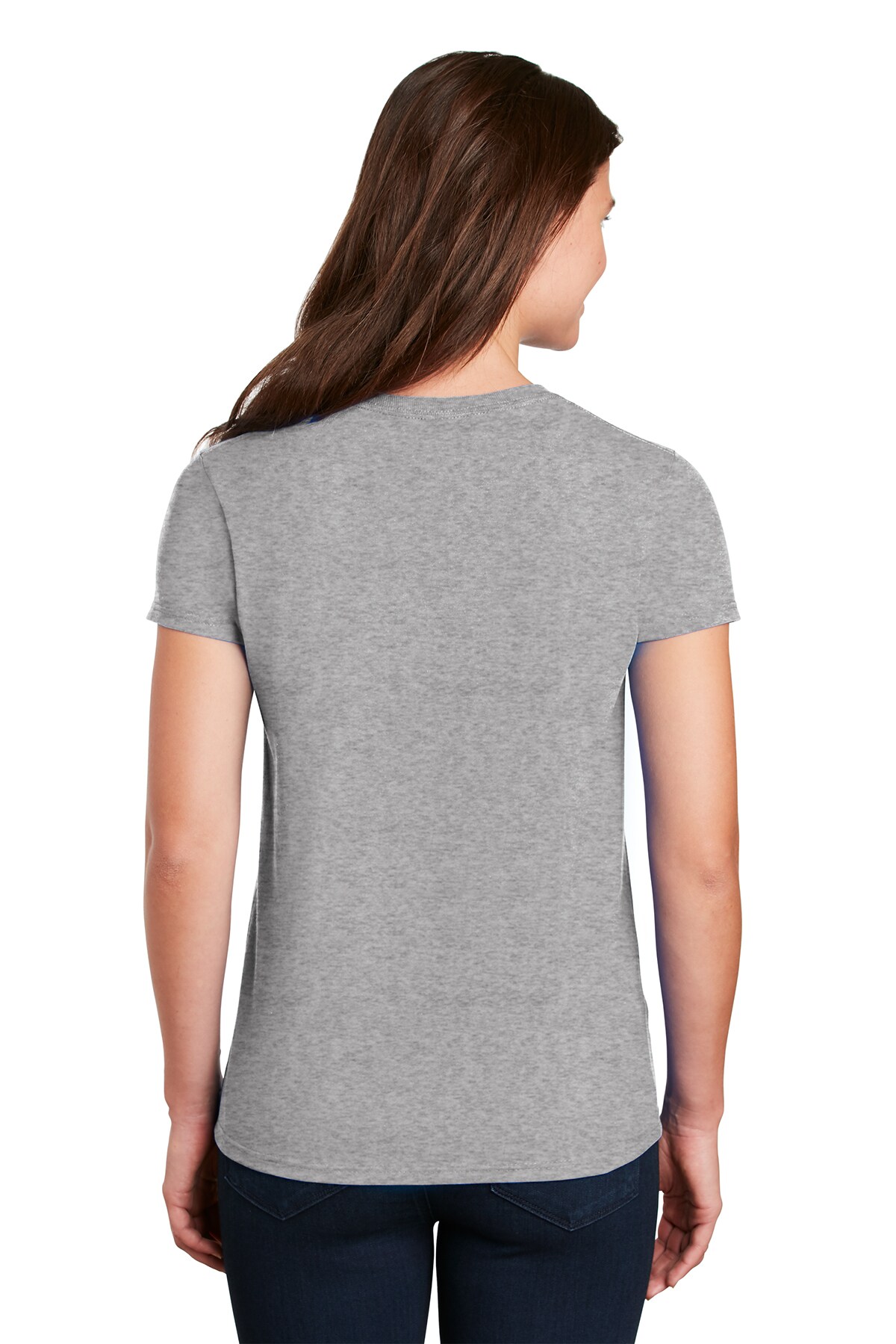 V-Neck Short Sleeve Tee For Women