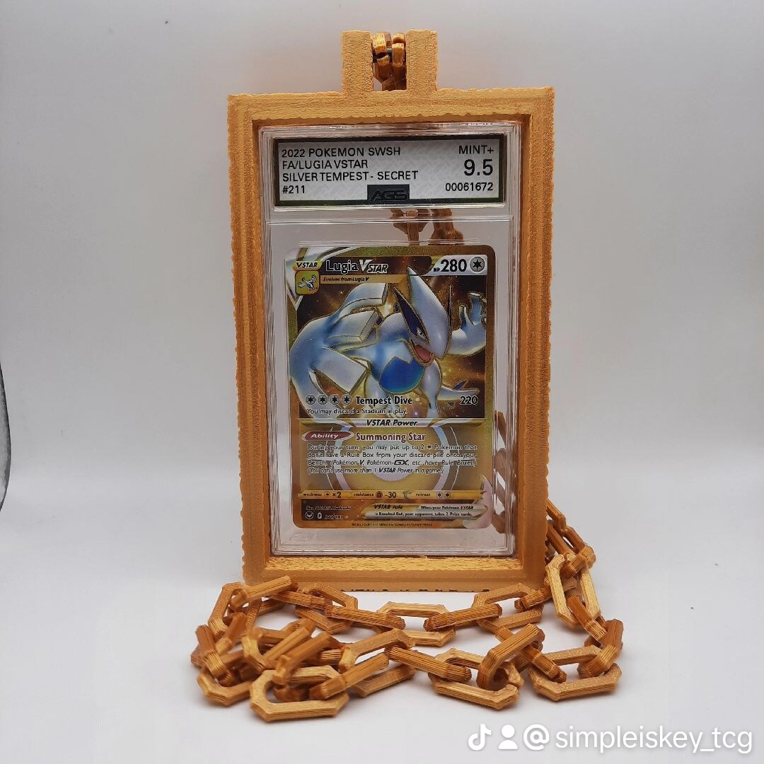 額縁 Bloodhound SSC 3D PRINTED PSA CGC SLAB NECKLACE GRADED CARD NOT INCLUDED