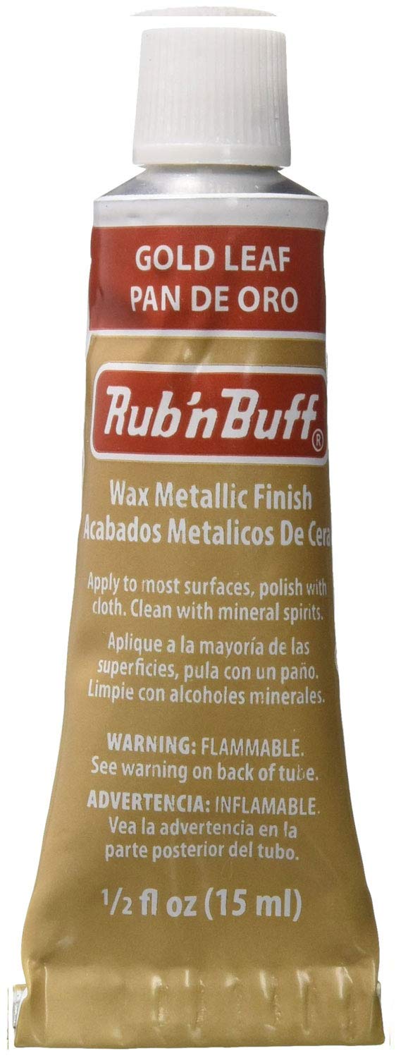 AMACO Rub &#x27;n Buff Wax Metallic Finish, 0.5-Fluid Ounce