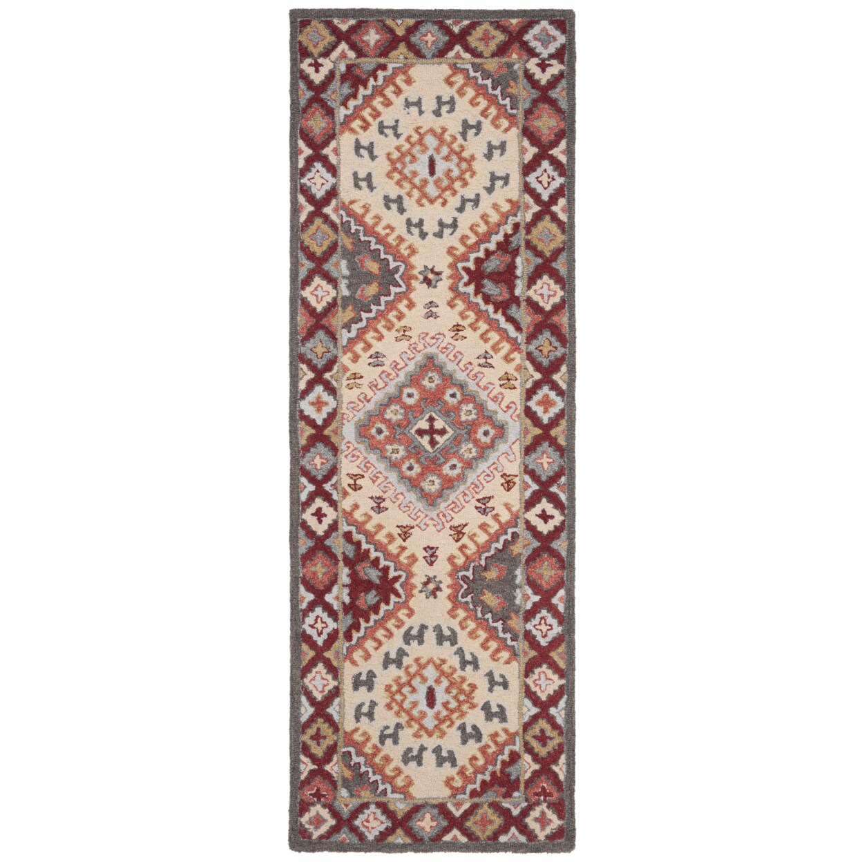 Safavieh Aspen Collection APN801Q Handmade Red/Ivory Rug Michaels