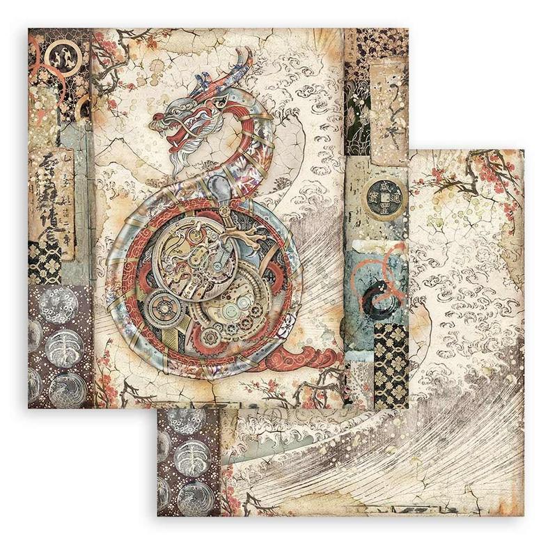 Sir Vagabond In Japan 12x12 Paper Pad - Stamperia