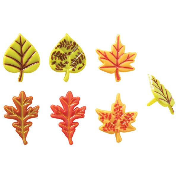 Fall Leaves DecoPics&#xAE; Cupcake Decoration, 12ct