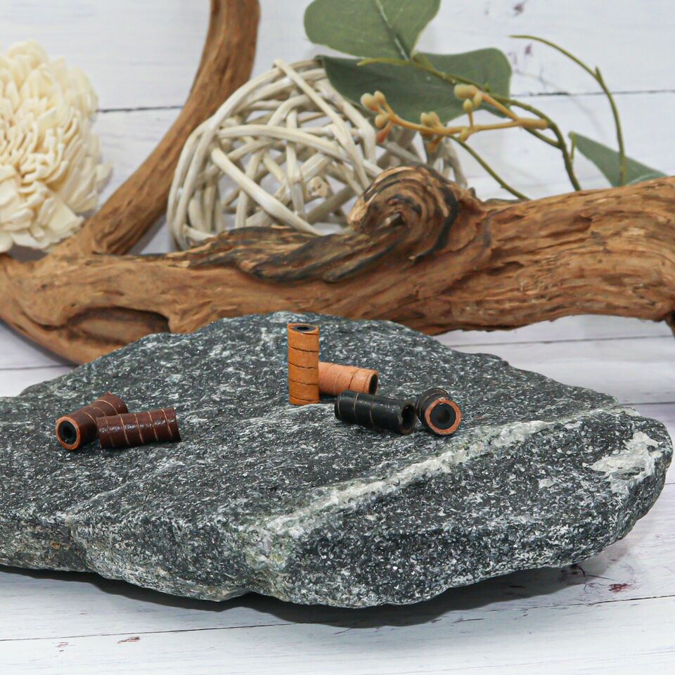 150 PCs Leather Tube Beads for Jewelry Making for Adults