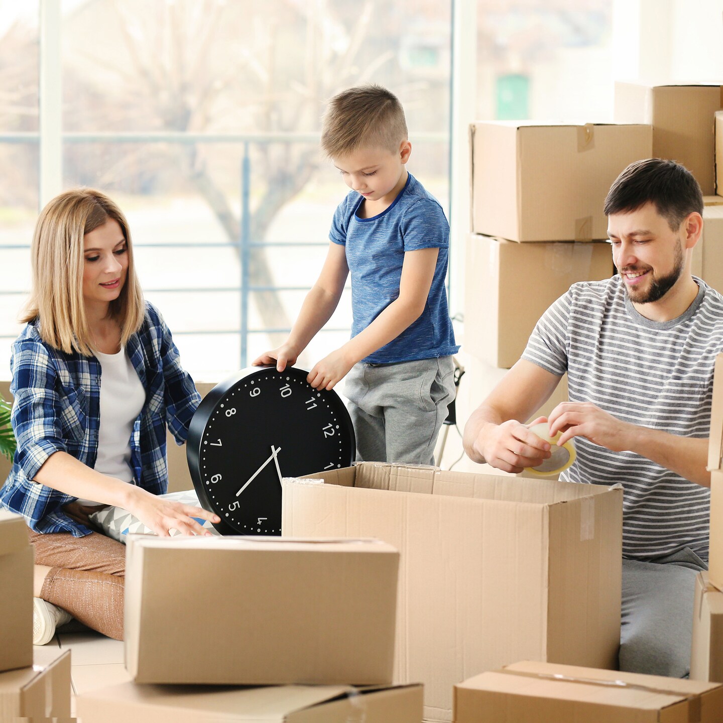 Sure-Max Heavy-Duty Shipping & Packing Tape (2" x 120 yard/360' each) - Moving & Adhesive Carton Sealing - 2.7mil Clear