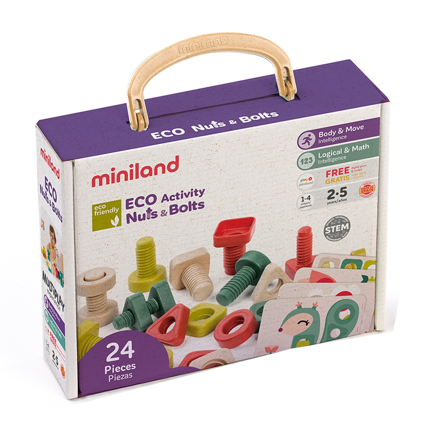 ECO Nuts &#x26; Bolts, 28 Pieces