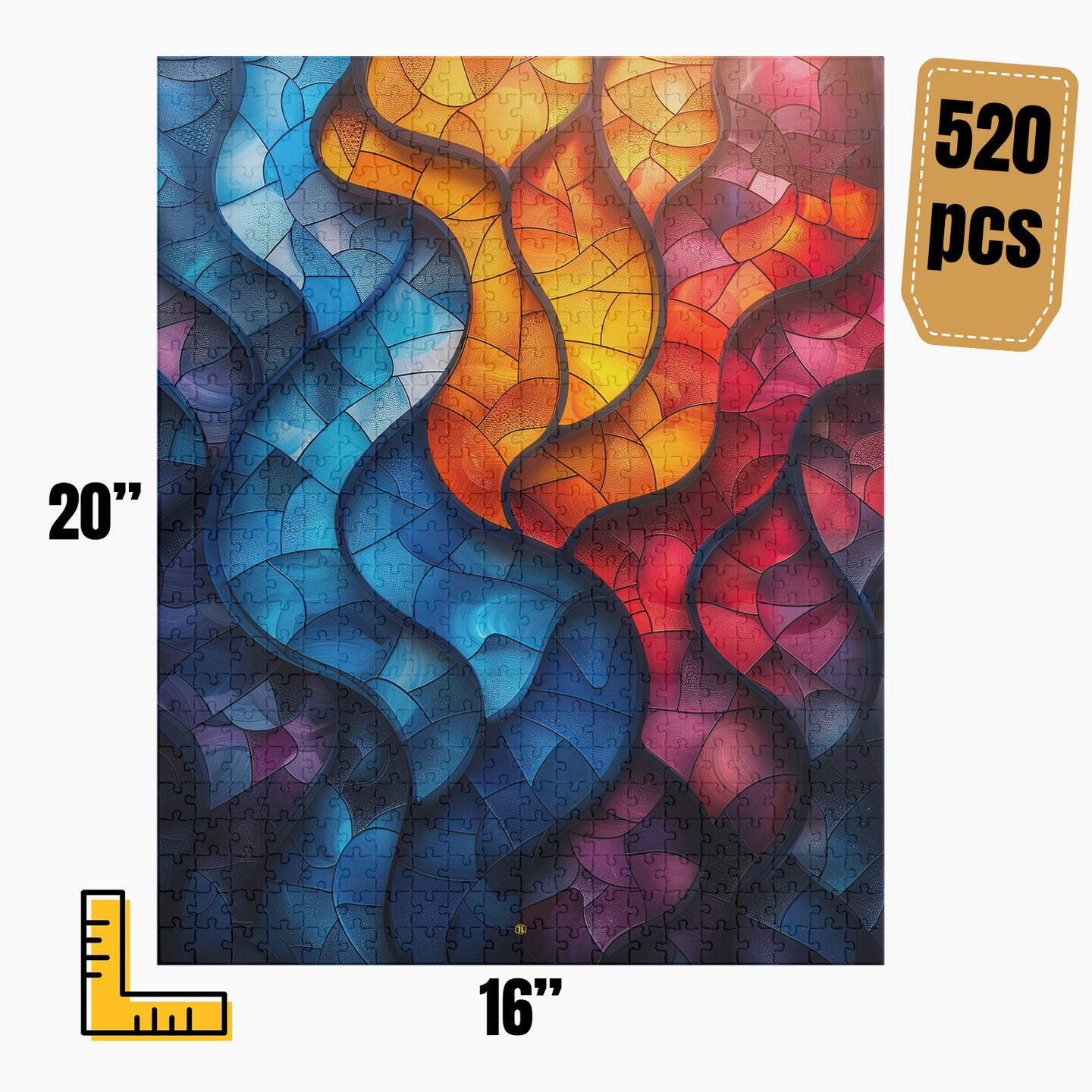 Modern Abstract Art Jigsaw Puzzle | S10A22 | MakerPlace by Michaels