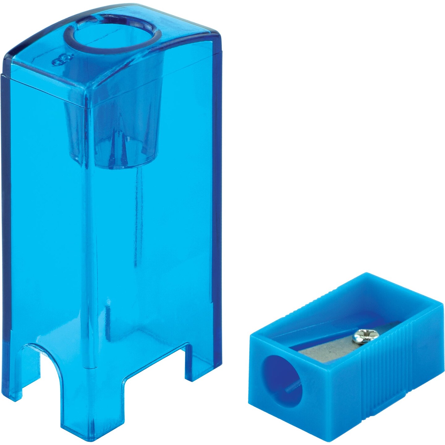 Crayon &#x26; Pencil 2-Hole Canister Sharpener, Pack of 10