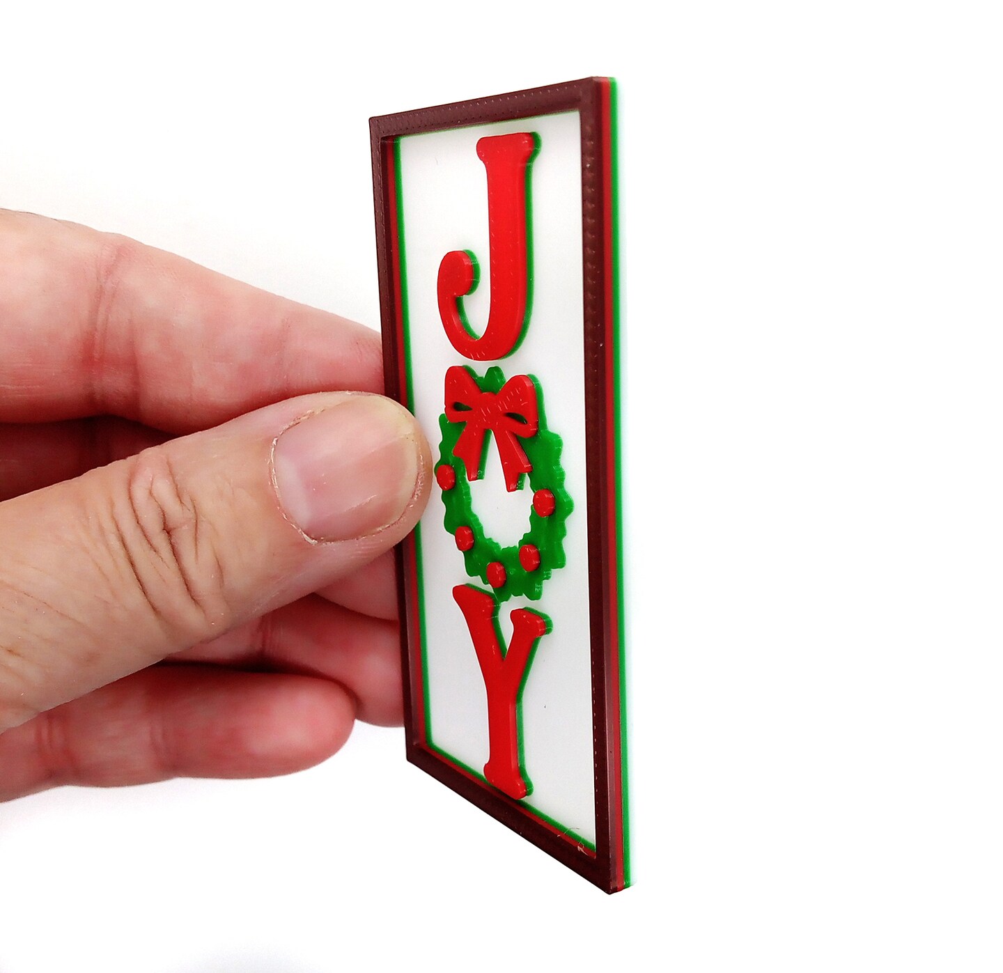 Miniature Christmas Decor for 1:12 Dollhouse, 4 pcs Wall Art, Adorabilities