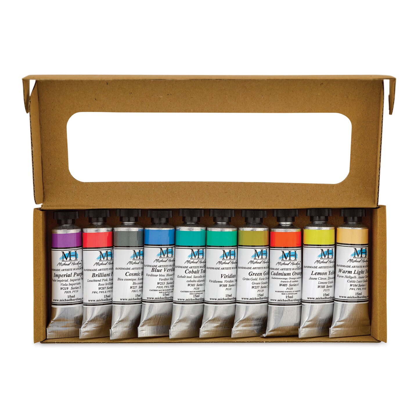 Michael Harding Artists Watercolors - Set of 10, Wonderland, 15 ml