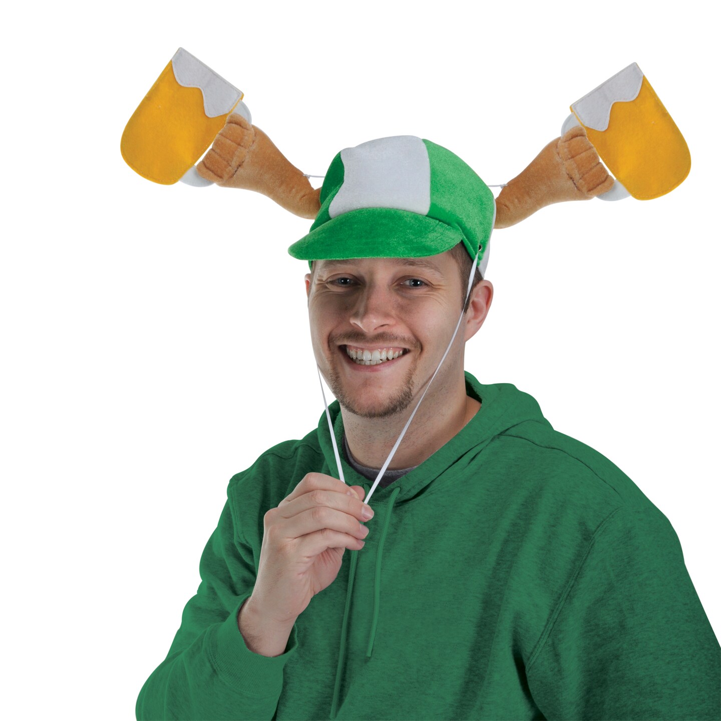 St. Patricks Theme - Plush St Patrick&#x27;s Day Mugs Cap - Pack of 6