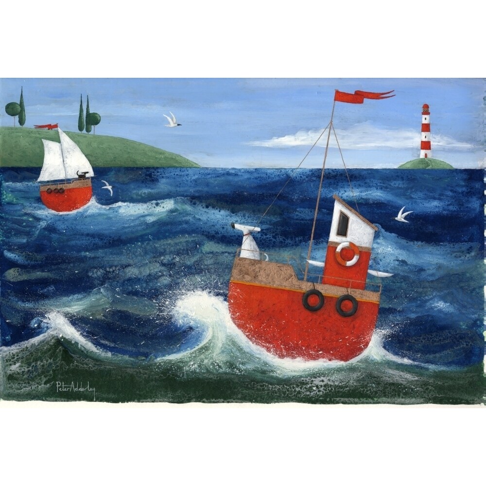 Posterazzi Ship Ahoy Poster Print by Peter Adderley
