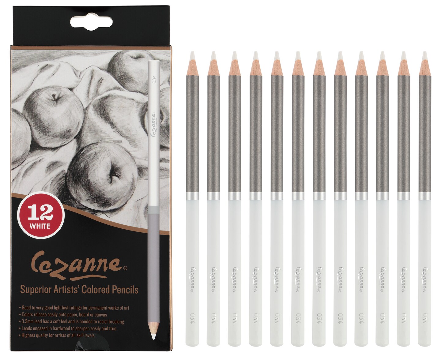 Creative Mark Cezanne Premium Colored Pencils - Highly-Pigmented Drawing Pencils - Coloring Pencils for Drawing, Blending, Coloring, and More - Colored Pencils Bulk