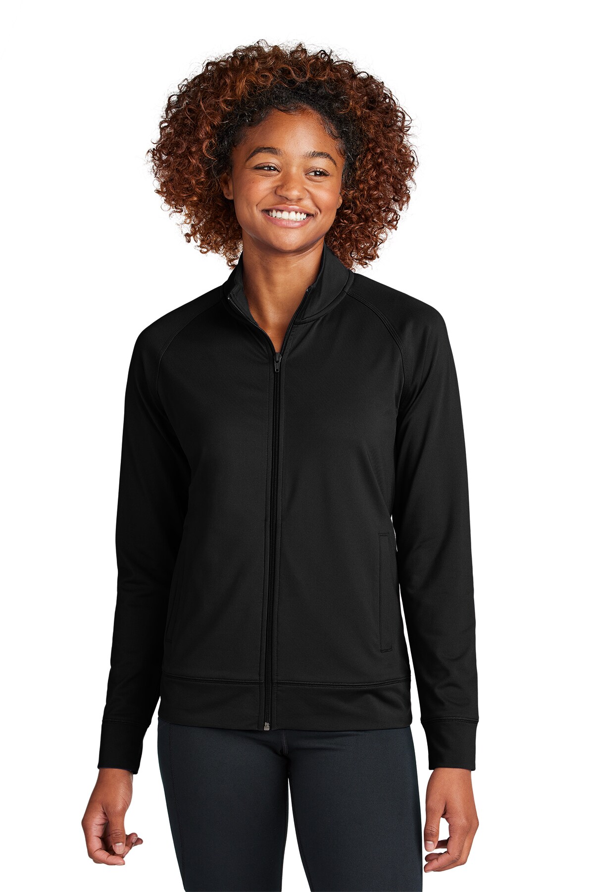 Sport-Tek&#xAE; Ladies Full-Zip Cadet Jacket