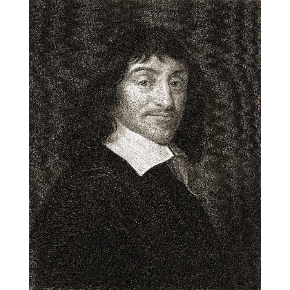 Posterazzi Rene Descartes 1596-1650. French Mathematician  Scientist And Philosopher. From The Book _Gallery Of Portraits  Publishe