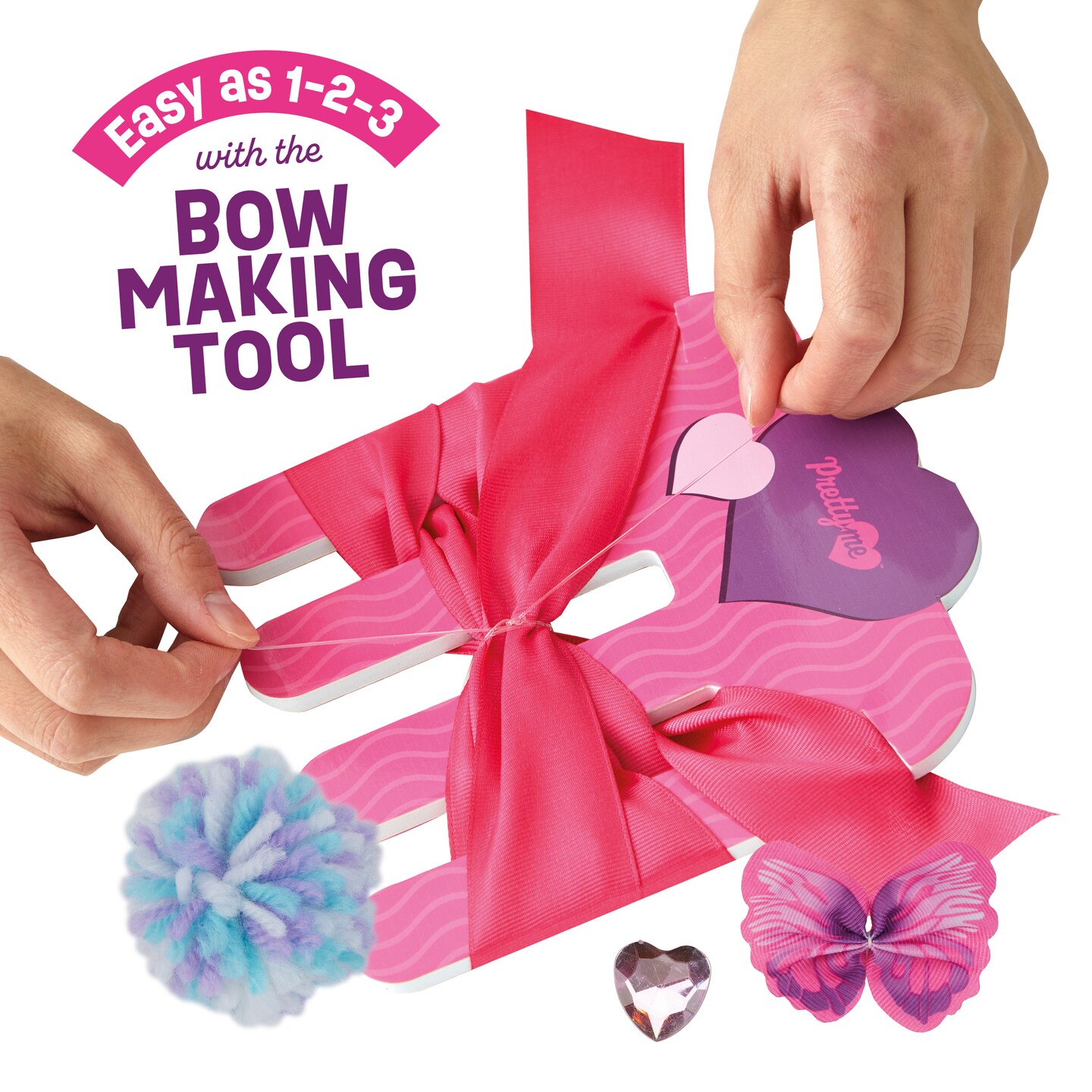 Hair Bow Making Kit for Girls - Make Your Own Fashion Bows for Kids - DIY Hair Accessories Set - Jewelry Arts &#x26; Crafts Gift for Ages 5-12 Year Old Girl - Children&#x27;s Art &#x26; Craft Birthday Gifts Ideas