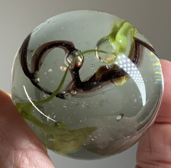 Toe Breaker 50mm (2")COMMANDO Green/Brown Wire Pull Marbles glass