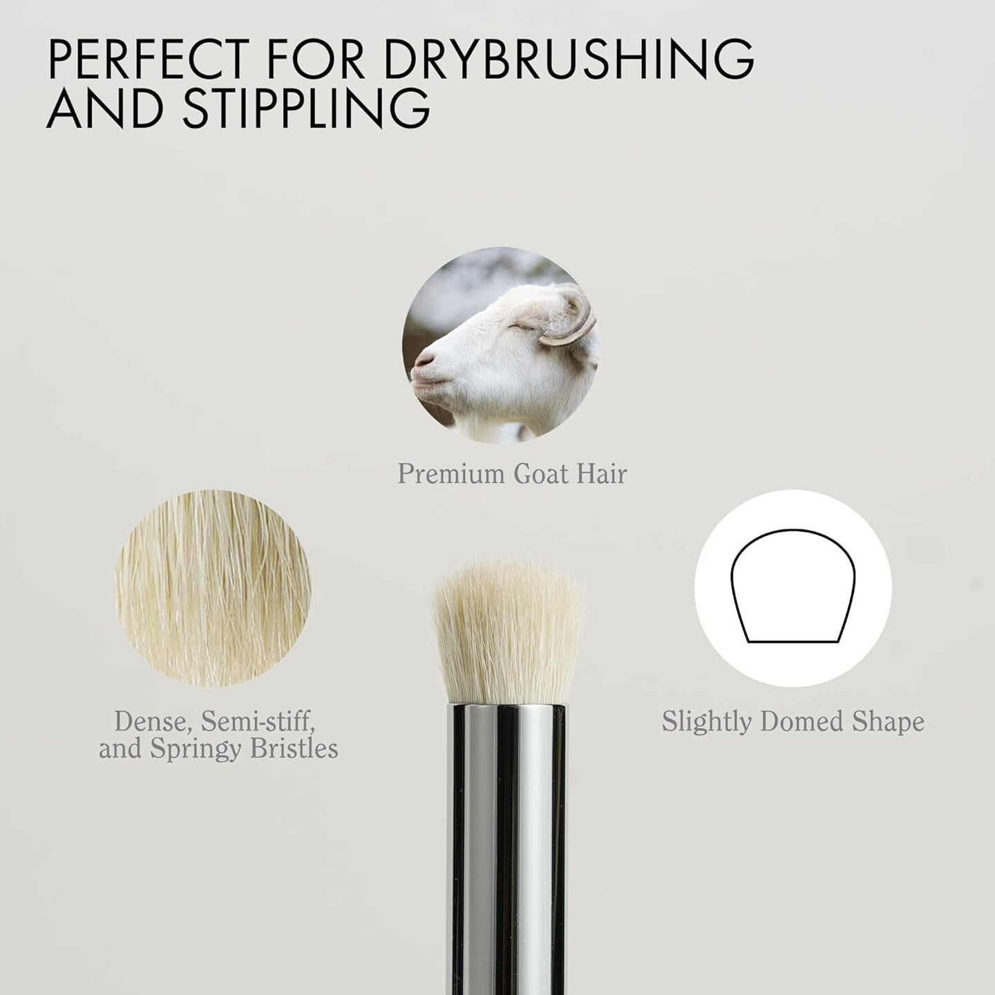 ARTIFY Drybrush Set with Dampening Pad and Brush Soap: 5 Sizes Professional-Grade Dry Brush for Effortless Miniature &#x26; Model Painting - Hobby Paint Brushes for Tabletop &#x26; Wargames Miniatures