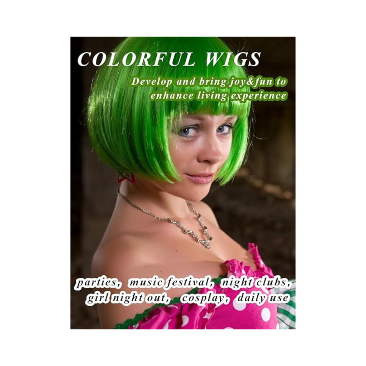 Funky Wigs for Women 4 pcs