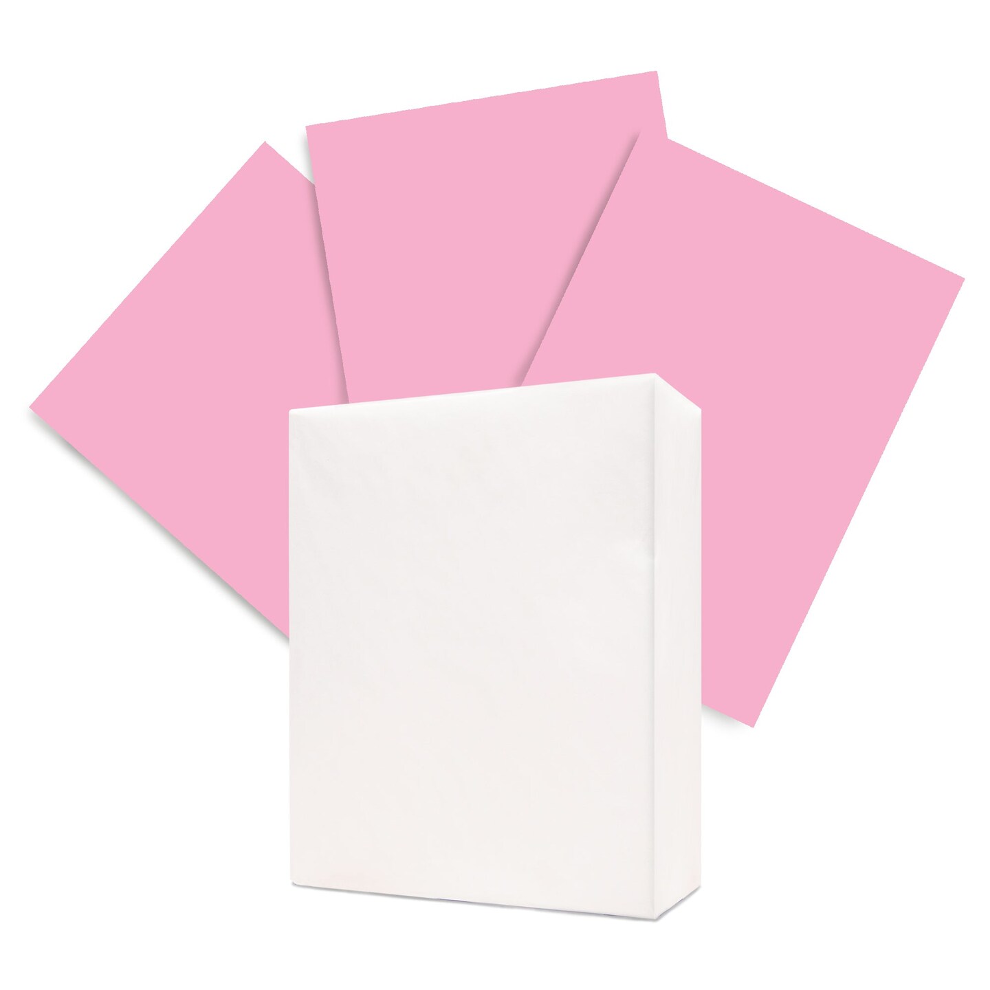 EAGLE COLOR (30% PCW) 8.5" X 11" Pink Colored Copy Paper (500 Sheets/Ream)