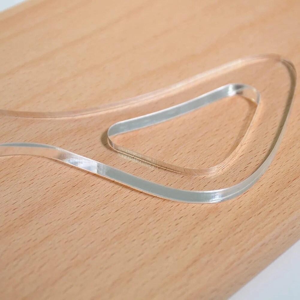 Flower 6 Section Tray ~ Acrylic Inlay Router Template Stencil Plexiglass Woodworking Guide AT-004 product 4