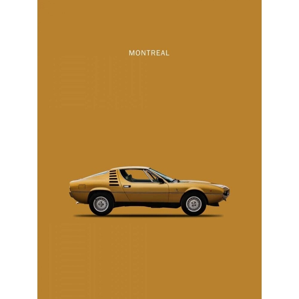 Posterazzi Alfa Romeo Montreal 1972 Poster Print by Mark Rogan RGN113227