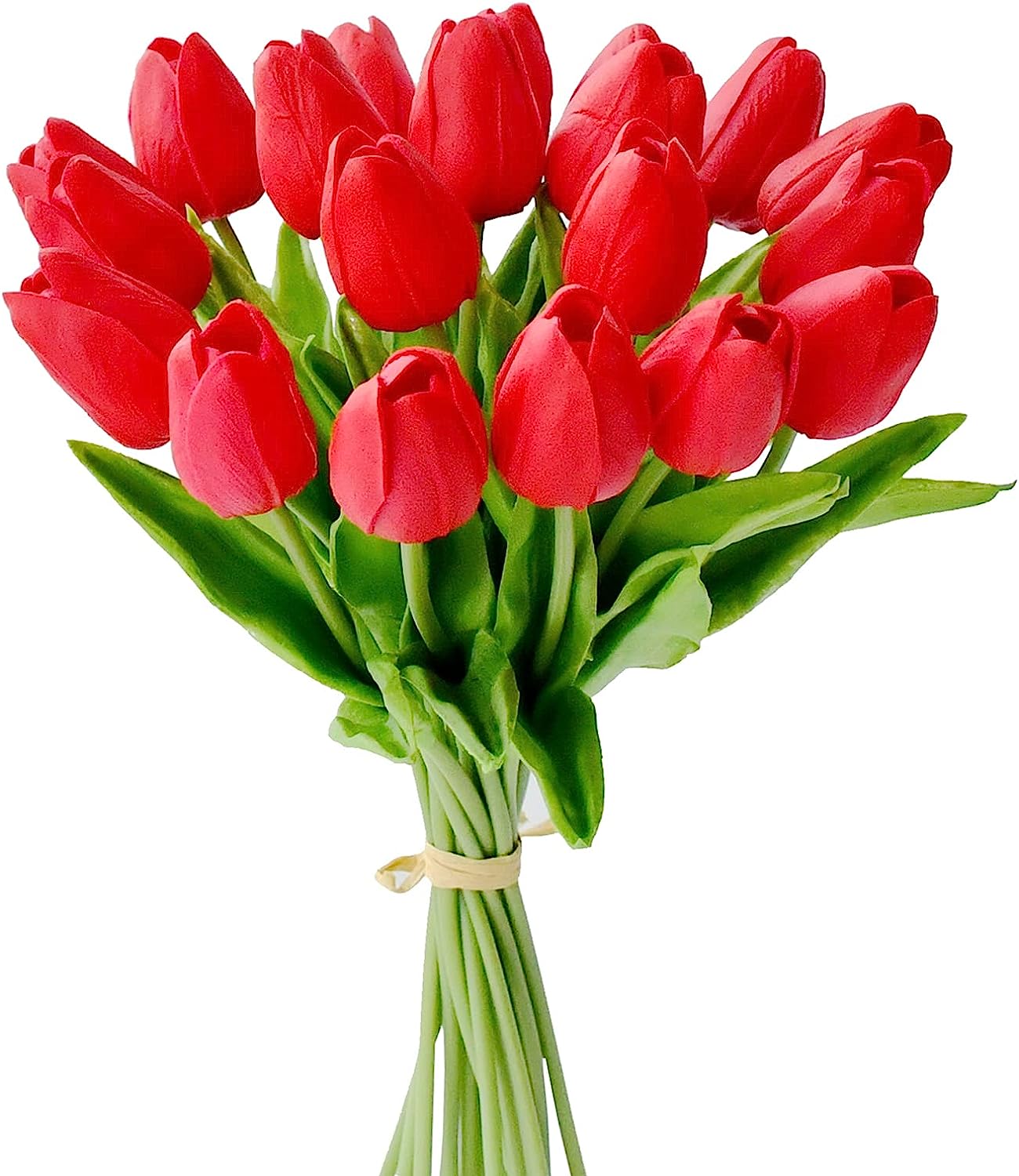 Silk Tulip Bouquet: 20pcs for Mother's Day, Easter, Valentine's, and More