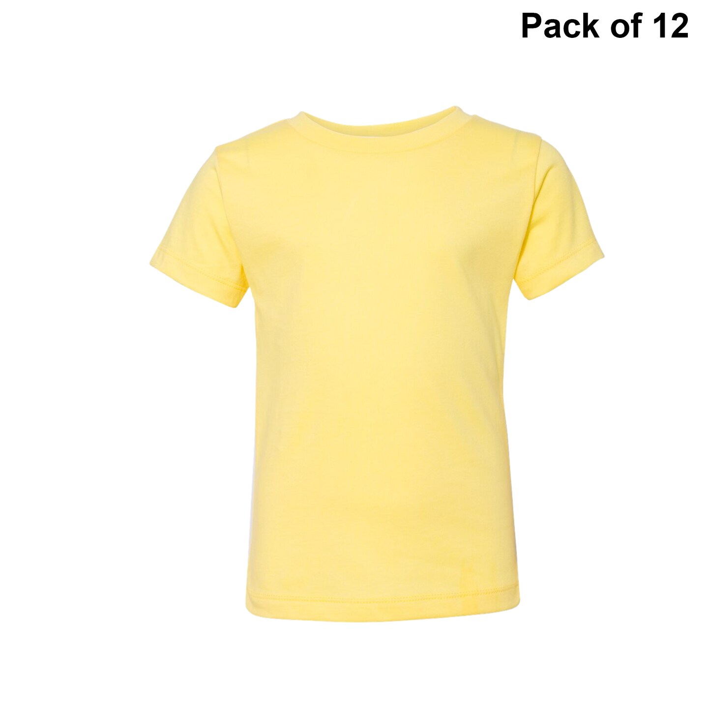 Pack of 6 : BELLA CANVAS® Toddler Jersey Short Sleeve Crewneck T-Shirts