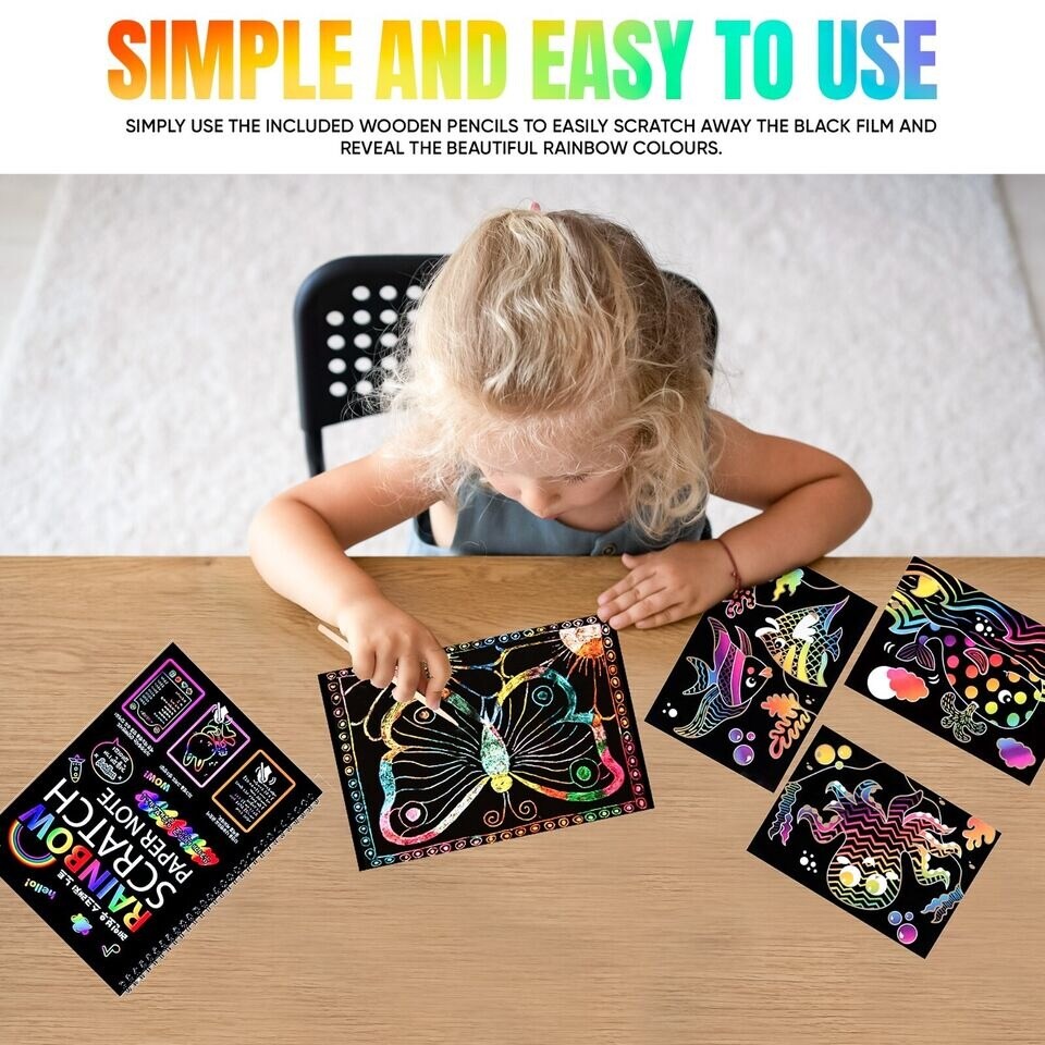 Scratch Paper Scratch Art for Kids