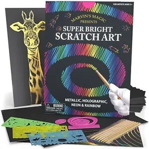 Super Bright Scratch Art - x48 Premium Magic Scratch Boards