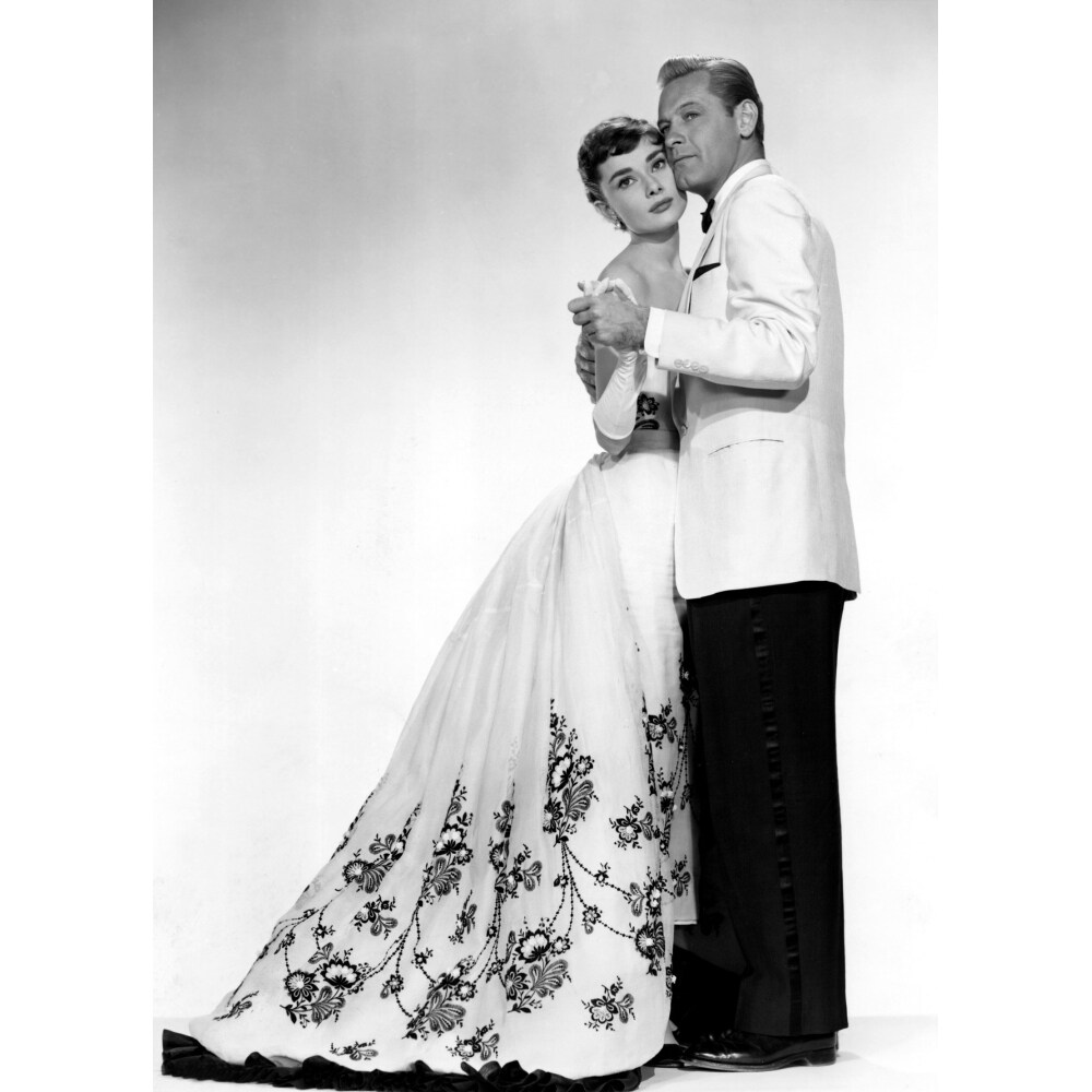 Posterazzi Sabrina Audrey Hepburn William Holden 1954 Photo Print