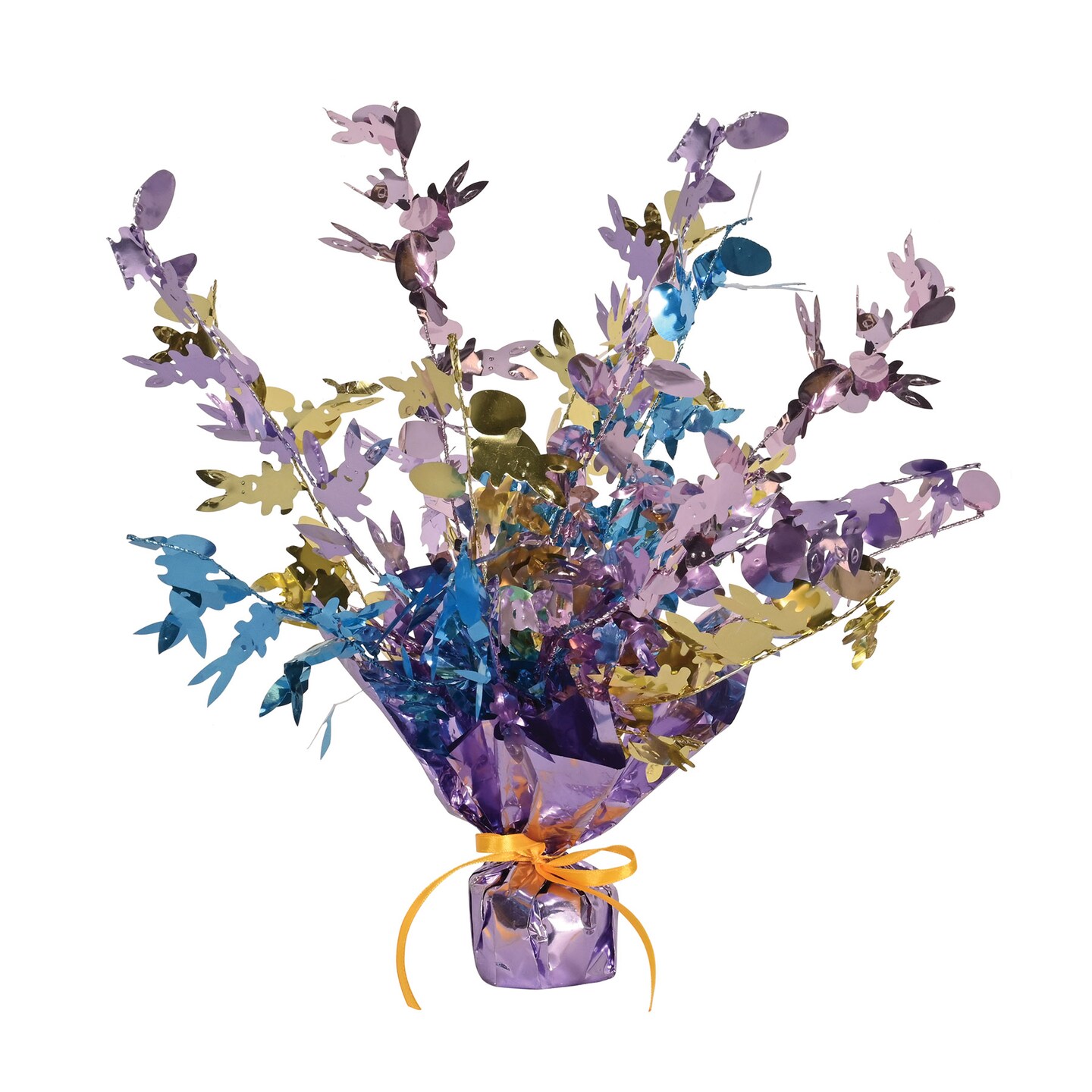 Easter Decoration - Bunny &#x26; Egg Gleam &#x27;N Burst Centerpiece - Pack of 12