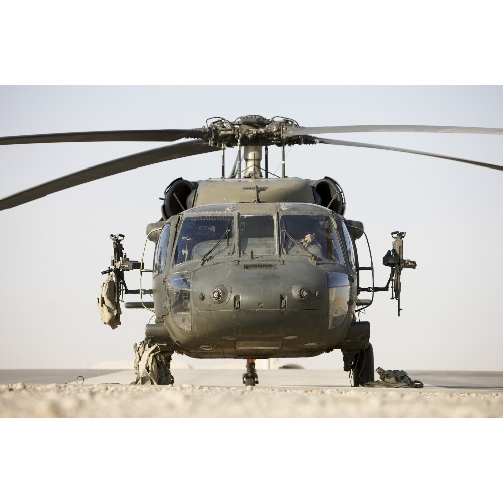 Posterazzi Front view of a UH-60L Black Hawk helicopter Poster Print